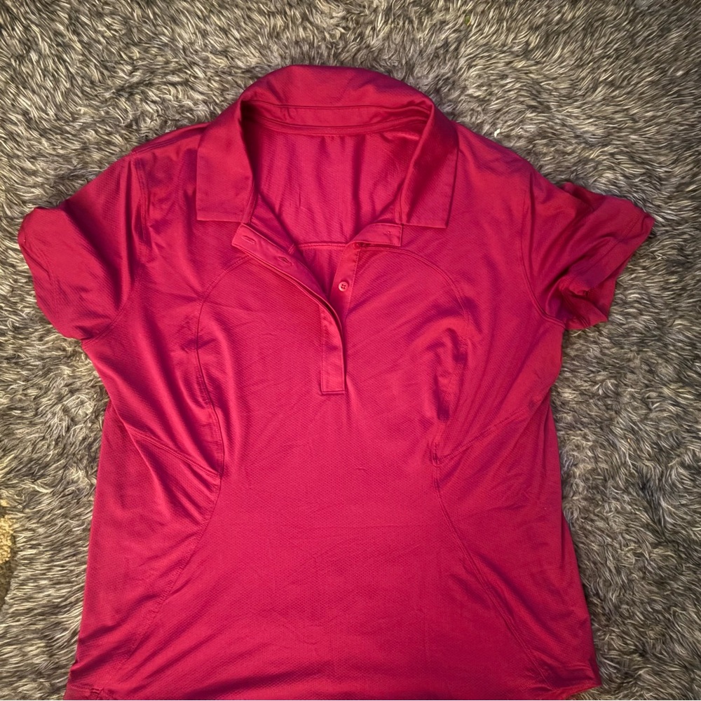 Women's Pink Polo Shirt